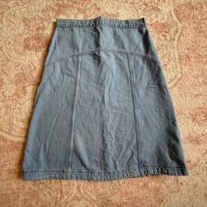 High Waist Denim Skirt